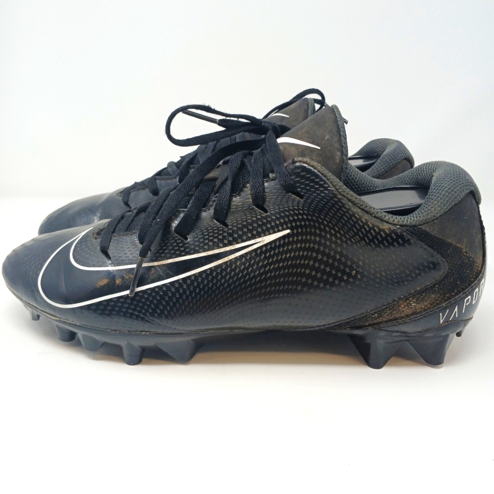Nike Men's Vapor Untouchable Low Football Cleats Size 8 Black/White 917167-001